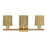 Livex Weavington 3Lt Vanity Sconce, Gold/Hand-Woven Rustic Walnut