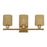 Livex Weavington 3Lt Vanity Sconce, Gold/Hand-Woven Rustic Walnut