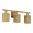 Livex Weavington 3Lt Vanity Sconce, Gold/Hand-Woven Rustic Walnut