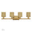 Livex Weavington 4Lt Large Vanity Sconce, Gold/Rustic Walnut - 13704-48
