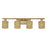 Livex Weavington 4Lt Large Vanity Sconce, Gold/Rustic Walnut