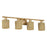 Livex Weavington 4Lt Large Vanity Sconce, Gold/Rustic Walnut