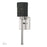 Livex Weavington 1Lt Single ADA Sconce, Nickel/Charred Gray - 13716-91