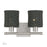 Livex Weavington 2Lt Vanity Sconce, Nickel/Hand-Woven Charred Gray - 13717-91