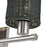 Livex Weavington 3Lt Vanity Sconce, Nickel/Hand-Woven Charred Gray
