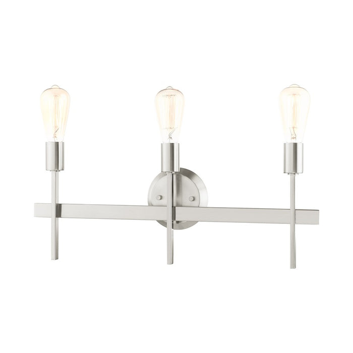 Livex Prague 3 Light Vanity Sconce