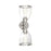 Livex Ashridge 2Lt Vanity Sconce, Brushed Nickel/Clear