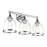 Livex Ashridge 3Lt Vanity Sconce, Polished Chrome/Clear