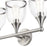 Livex Ashridge 3Lt Vanity Sconce, Brushed Nickel/Clear