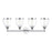 Livex Ashridge 4Lt Large Vanity Sconce, Polished Chrome/Clear