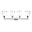 Livex Ashridge 4Lt Large Vanity Sconce, Polished Chrome/Clear