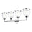 Livex Ashridge 4Lt Large Vanity Sconce, Polished Chrome/Clear