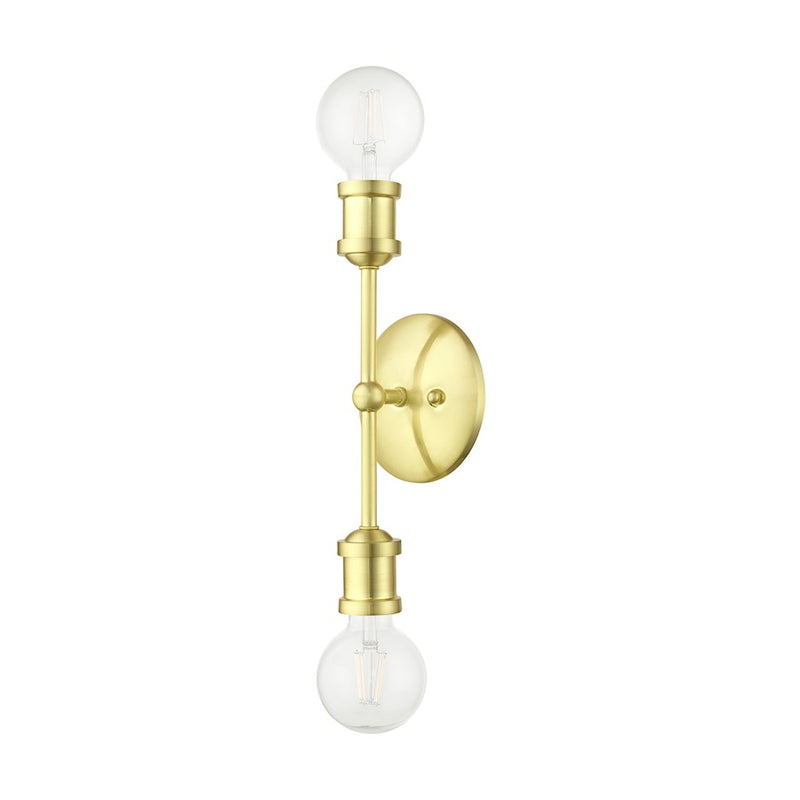 Livex Lansdale 2 Light ADA Vanity Sconce