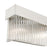 Livex Norwich Sconce, Drum Shade/Crystal Rods