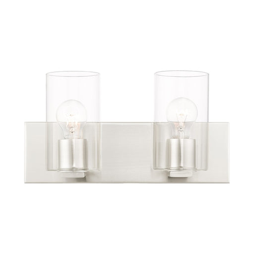 Livex Zurich Vanity Sconce, Clear Glass