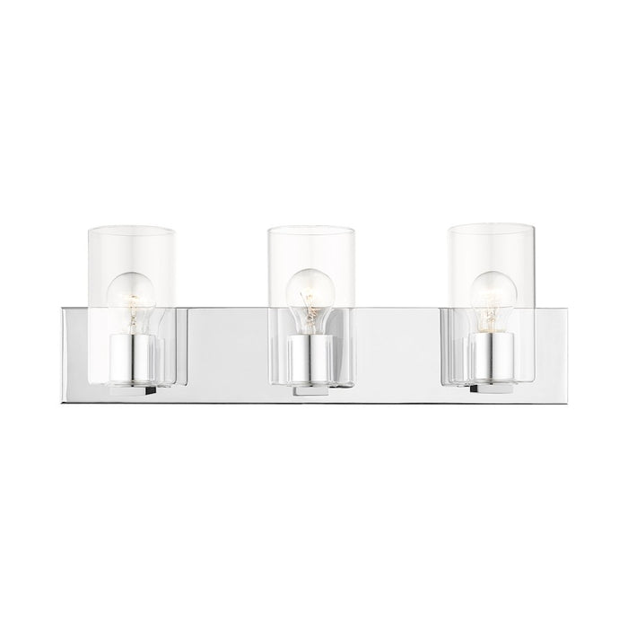 Livex Zurich Vanity Sconce, Clear Glass