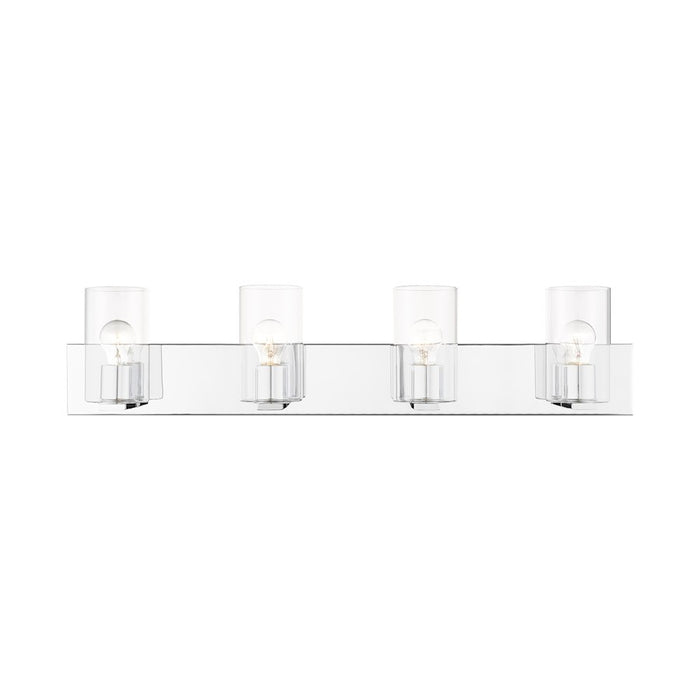 Livex Zurich Vanity Sconce, Clear Glass