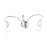 Livex Bari 3 Light Vanity Sconce, Polished Chrome