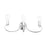 Livex Bari 3 Light Vanity Sconce, Polished Chrome