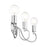 Livex Bari 3 Light Vanity Sconce, Polished Chrome