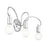 Livex Bari 3 Light Vanity Sconce, Polished Chrome