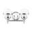 Livex Oldwick Vanity Sconce, Hand Blown Clear