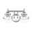 Livex Oldwick Vanity Sconce, Hand Blown Clear