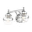 Livex Oldwick Vanity Sconce, Hand Blown Clear