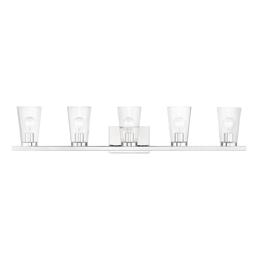Livex Cityview 5 Light Extra Large Vanity Sconce