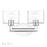 Livex Bernardino 2Lt Vanity Sconce, Polished Chrome/Clear - 17912-05