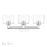 Livex Bernardino 3Lt Vanity Sconce, Polished Chrome/Clear - 17913-05