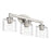 Livex Bernardino 3Lt Vanity Sconce, Brushed Nickel/Clear