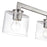 Livex Bernardino 5Lt Extra Large Vanity Sconce, Brushed Nickel/Clear