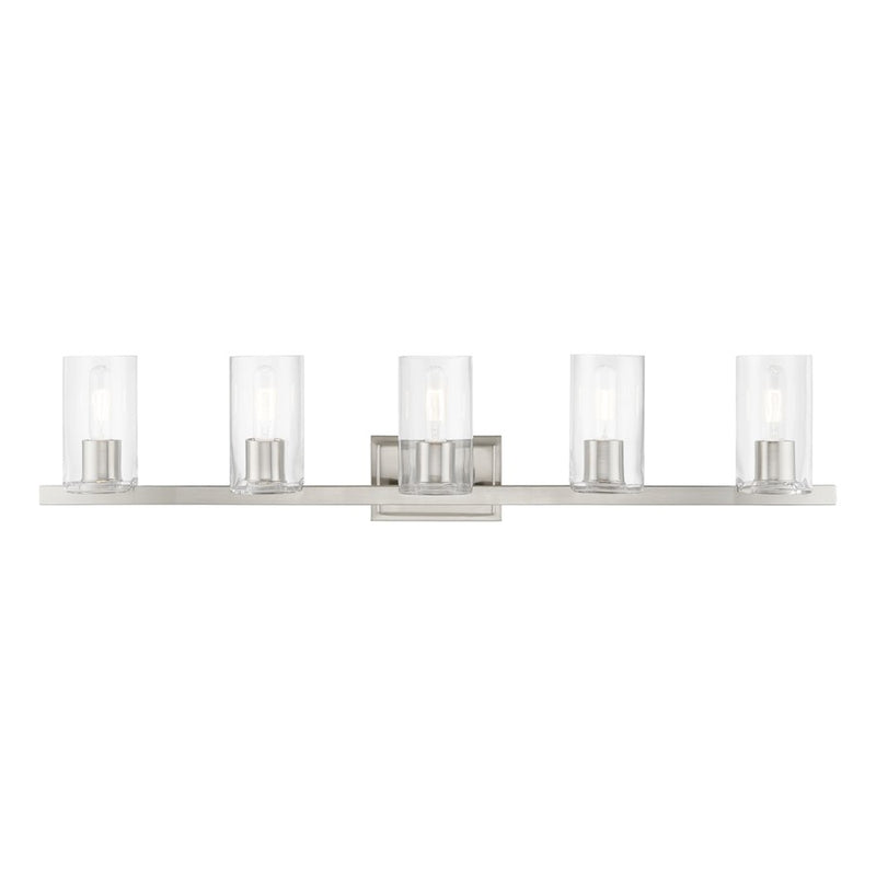 Livex Clarion 5 Light Vanity Sconce