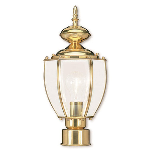 Livex Lighting Outdoor Basics Outdoor Post Head, Brass