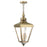 Livex Cambridge 3 Light Outdoor Pendant Lantern, Clear Water