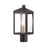 Livex Nyack 1 Light Outdoor Post Top Lantern , Clear