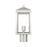 Livex Nyack 1 Light Outdoor Post Top Lantern , Clear