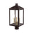 Livex Nyack 3 Light Outdoor Post Top Lantern , Clear