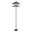 Livex Nyack 3Lt Outdoor 3 Head Post Light, Bronze/Brass/Clear Glass