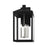 Livex Nyack 5 Light Outdoor Wall Lantern, Black/Nickel Cluster/Clear