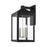 Livex Nyack 5 Light Outdoor Wall Lantern, Black/Nickel Cluster/Clear