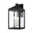 Livex Nyack 5 Light Outdoor Wall Lantern, Black/Nickel Cluster/Clear