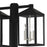 Livex Nyack 6 Light Outdoor Post Light, Black/Nickel Cluster/Clear