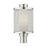 Livex Nottingham 17.5" 1-LT Post Top Lantern, Mesh/Opal