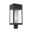 Livex Lighting Franklin 1 Light Outdoor Post Top Lantern, Black