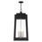 Livex Lighting Oslo 4 Light Outdoor Pendant Lantern, Black