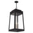 Livex Lighting Oslo 4 Light Outdoor Pendant Lantern, Black