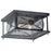 Livex Lighting Providence Outdoor Ceiling Mount, Charcoal