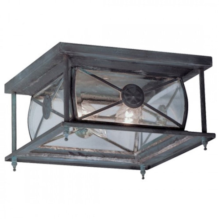 Livex Lighting Providence Outdoor Ceiling Mount, Charcoal